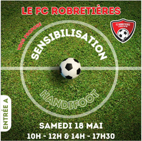 Sensibilisation Handi Futsal Les Flâneries ! Samedi 18 MAI