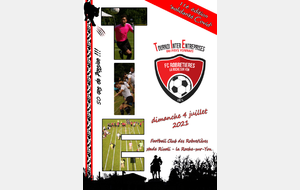 Le Fc Robretieres soutient ses partenaires !!! Et vous donne rendez-vous pour son tournoi Inter-entreprise le 4 juillet ! 