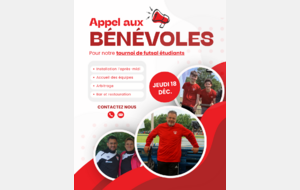 APPEL AUX BENEVOLES
