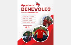 APPEL AUX BENEVOLES