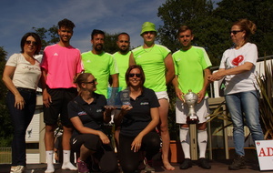 l'équipe Covap, vainqueur du challenge Football (Champion's League)