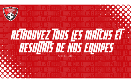 Retrouvez les matchs et résultats de vos robros !