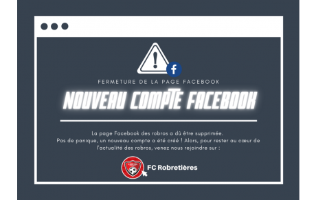 Nouveau compte Facebook