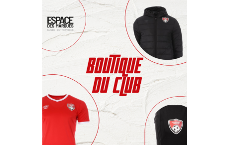 La boutique du club est enfin là !