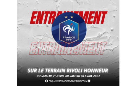 Rivoli accueille les entraînements de l'Equipe de France Fem U16