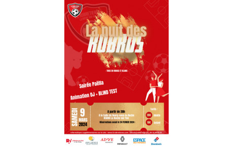 La Nuit des Robros ! 9 Mars 2024